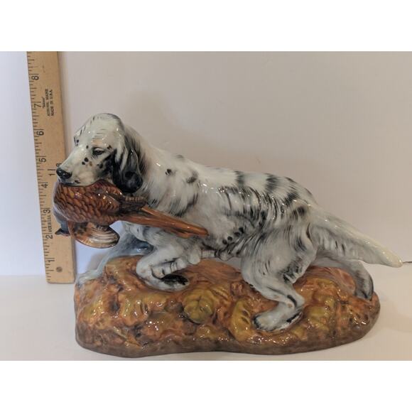 Large VTG Royal Doulton Bone China Figurine English Setter With Pheasant HN252 - Picture 8 of 8